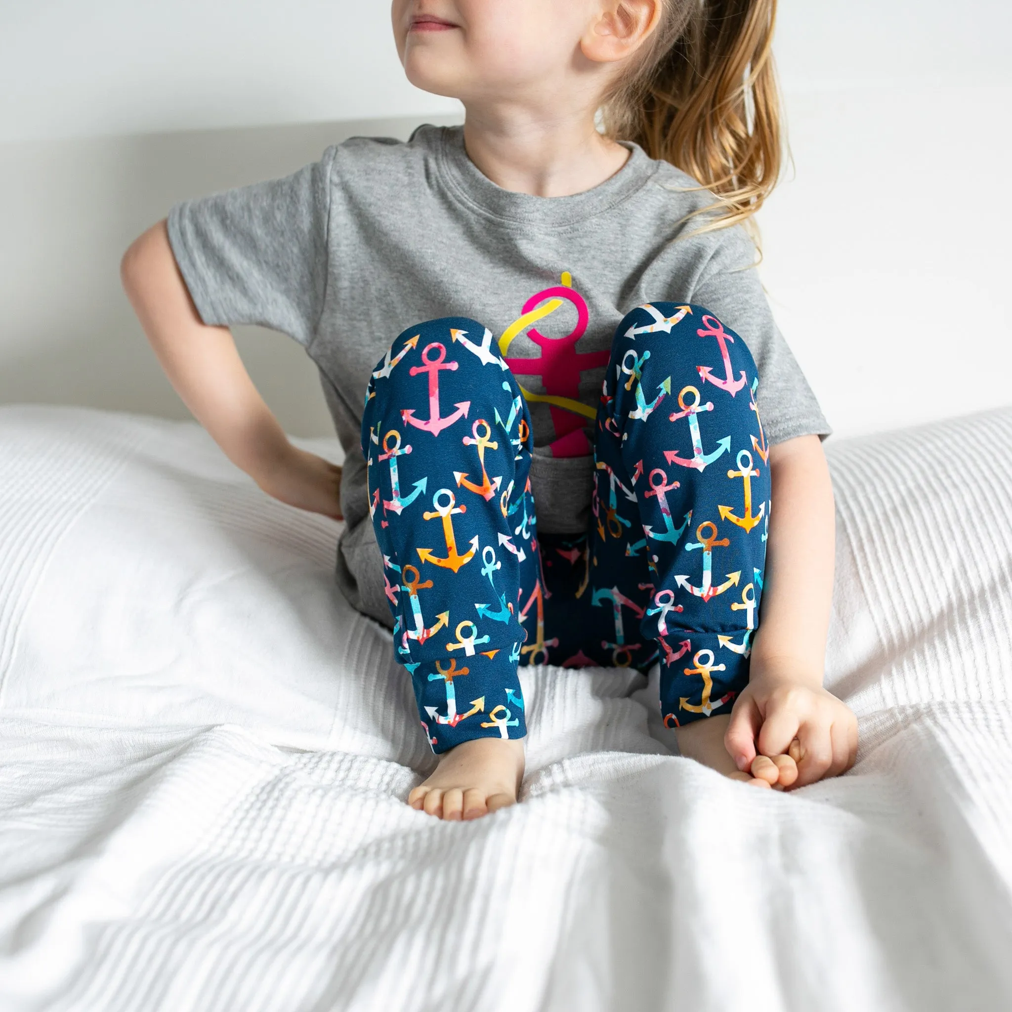 Multi Anchor Leggings 0-8 Years