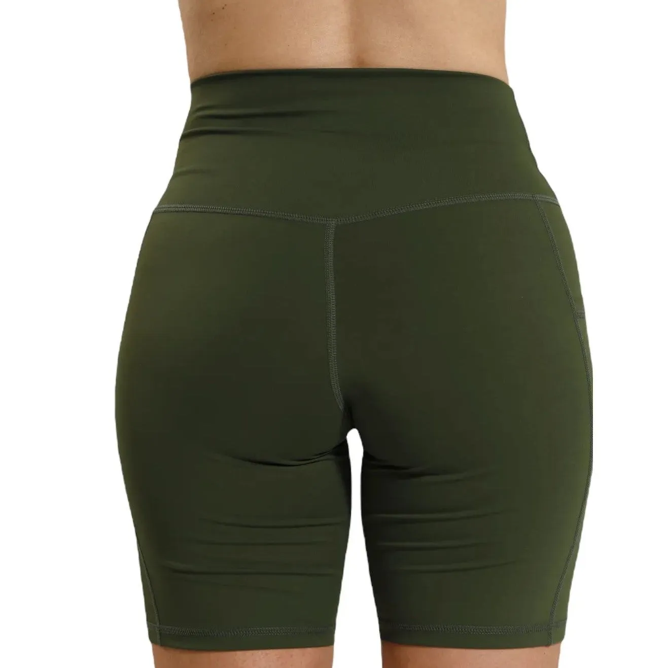 Olive Green Cycling Shorts