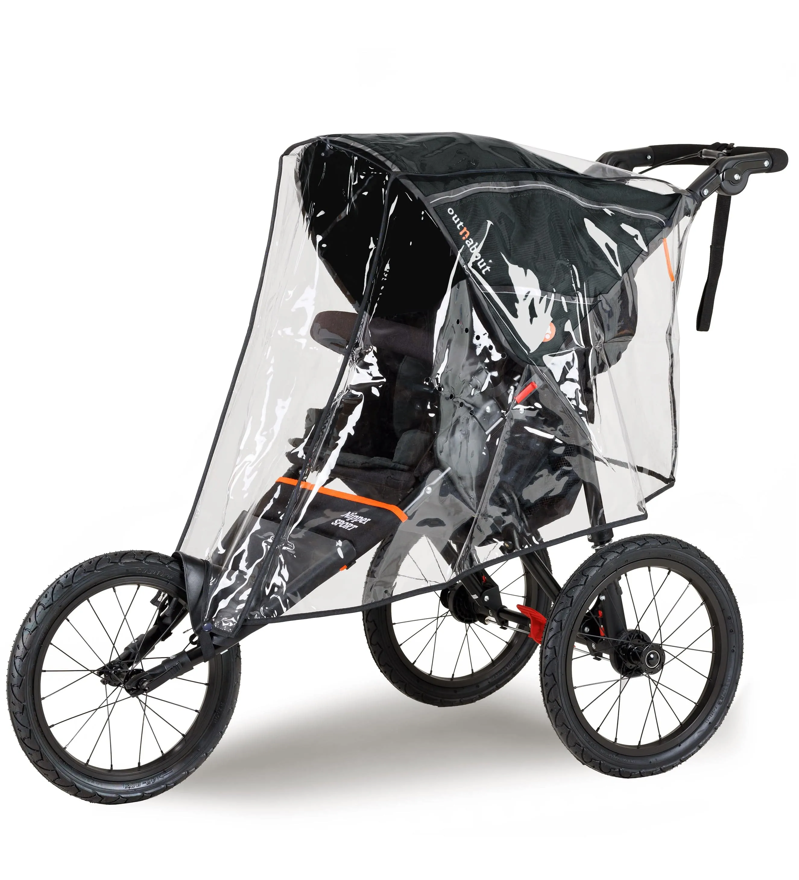 Out n About Nipper Sport V5 Single Pushchair - Forest Black