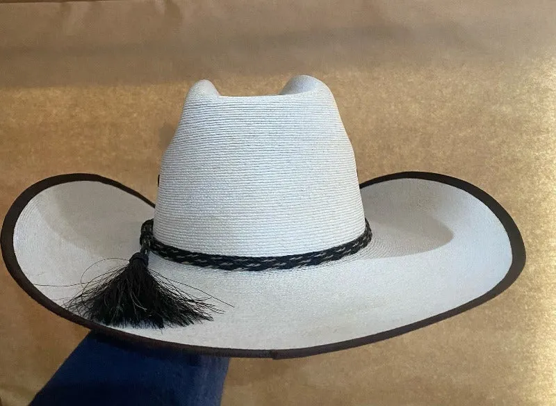 Outback Hat 8 Seconds White Palm (DHBARRELRACER3)