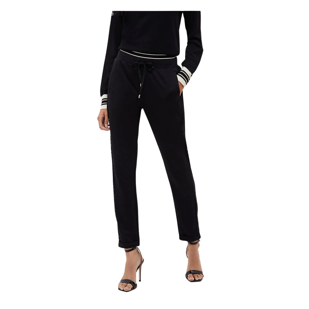 Pantaloni Donna Liu-Jo Sport Jogging Nero