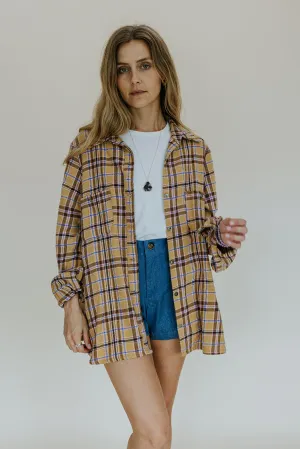 Paragon Boyfriend Flannel - Yellow