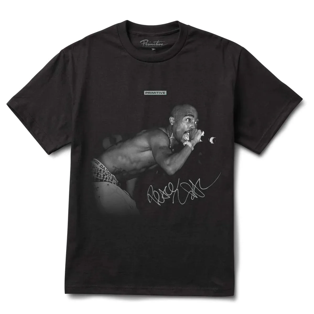 PRIMITIVE T-SHIRT 2PAC ENCORE II HW BLACK