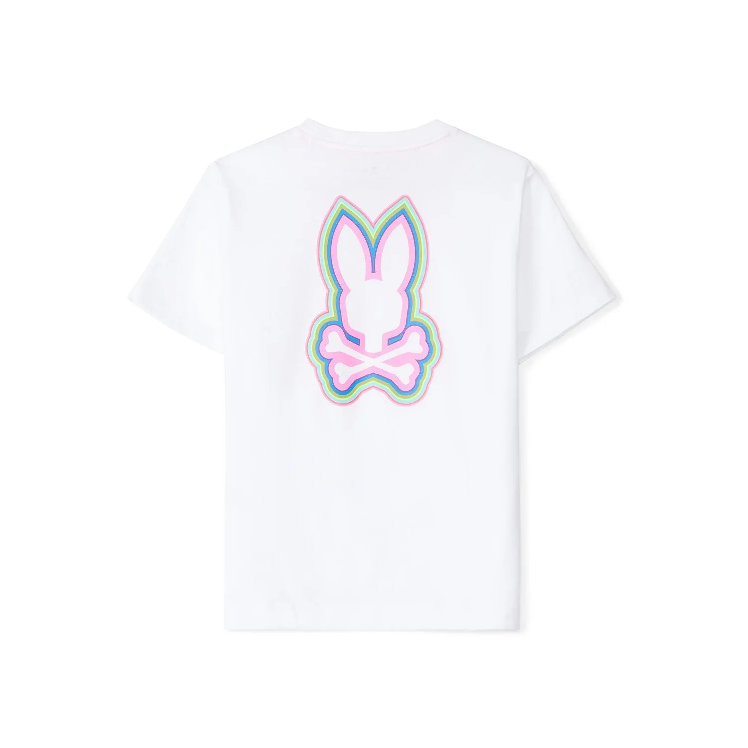 Psycho Bunny Kids Maybrook Back Graphic White T-Shirt_ B0U196B2TS-100