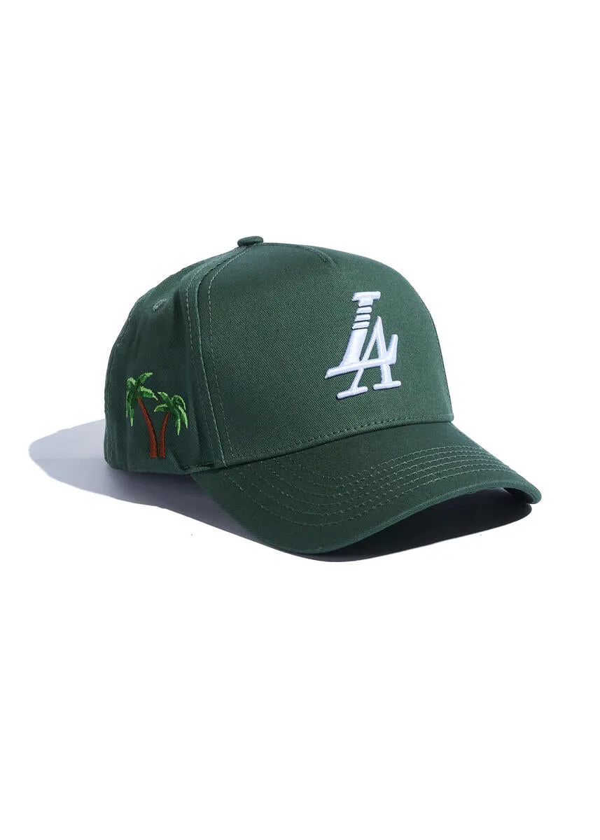 Reference PARADISE LA TRUCKER Hat (GREEN)