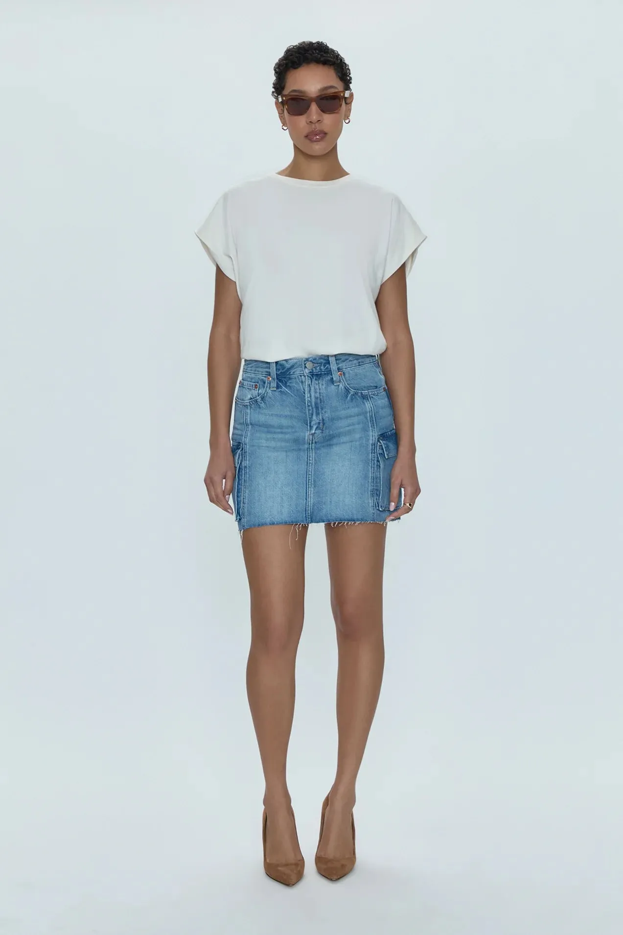 Rhea Mid Rise Mini Skirt