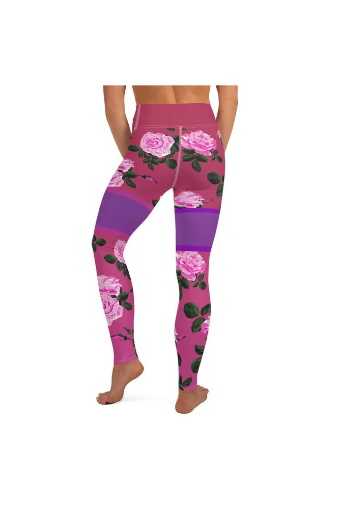 Rose Kimono Solid OC Nelly Chan Inspired Yoga Leggings