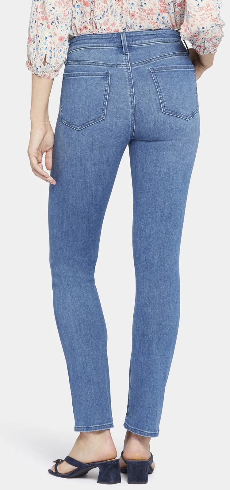 Seamless Sheri Slim Jeans Mediumblauw Premium Denim | Stunning