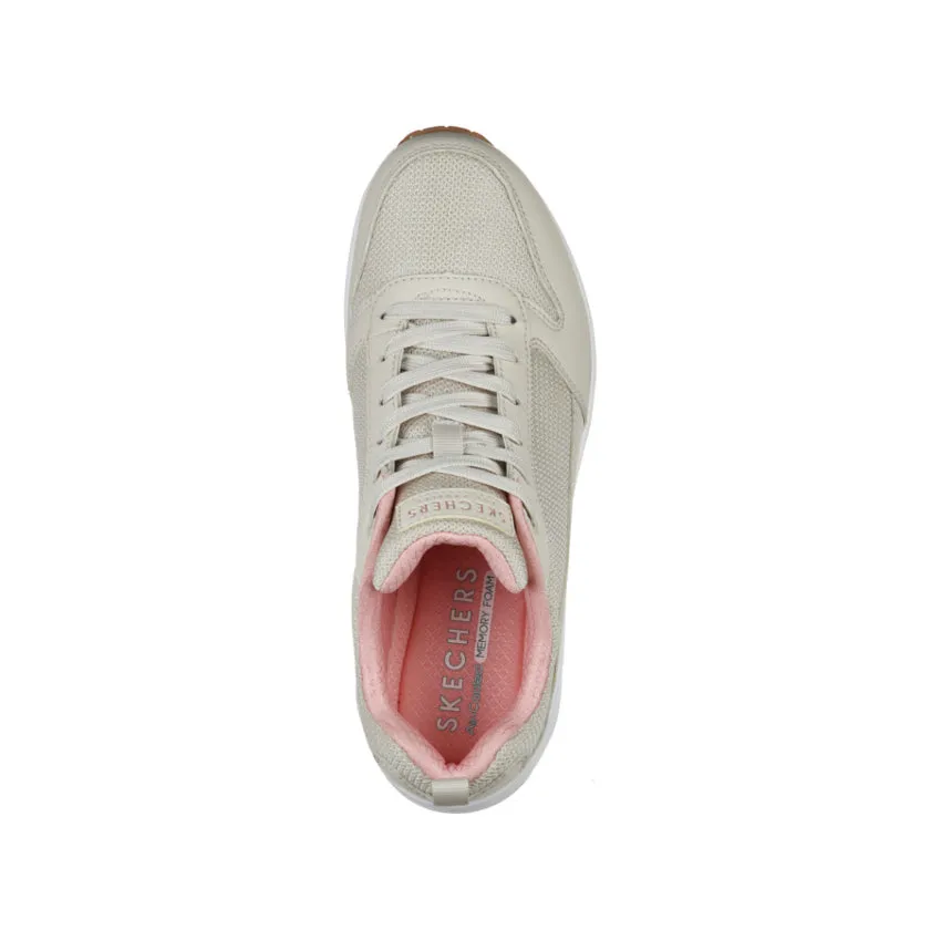 Stylish and Comfortable SKECHERS UNO-INSIDE MATTERS 155005 Sneakers in Nude