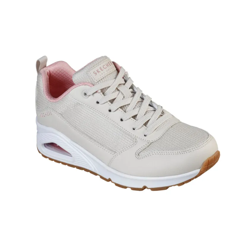 Stylish and Comfortable SKECHERS UNO-INSIDE MATTERS 155005 Sneakers in Nude