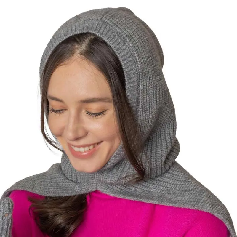 Solid Color Snood Hat