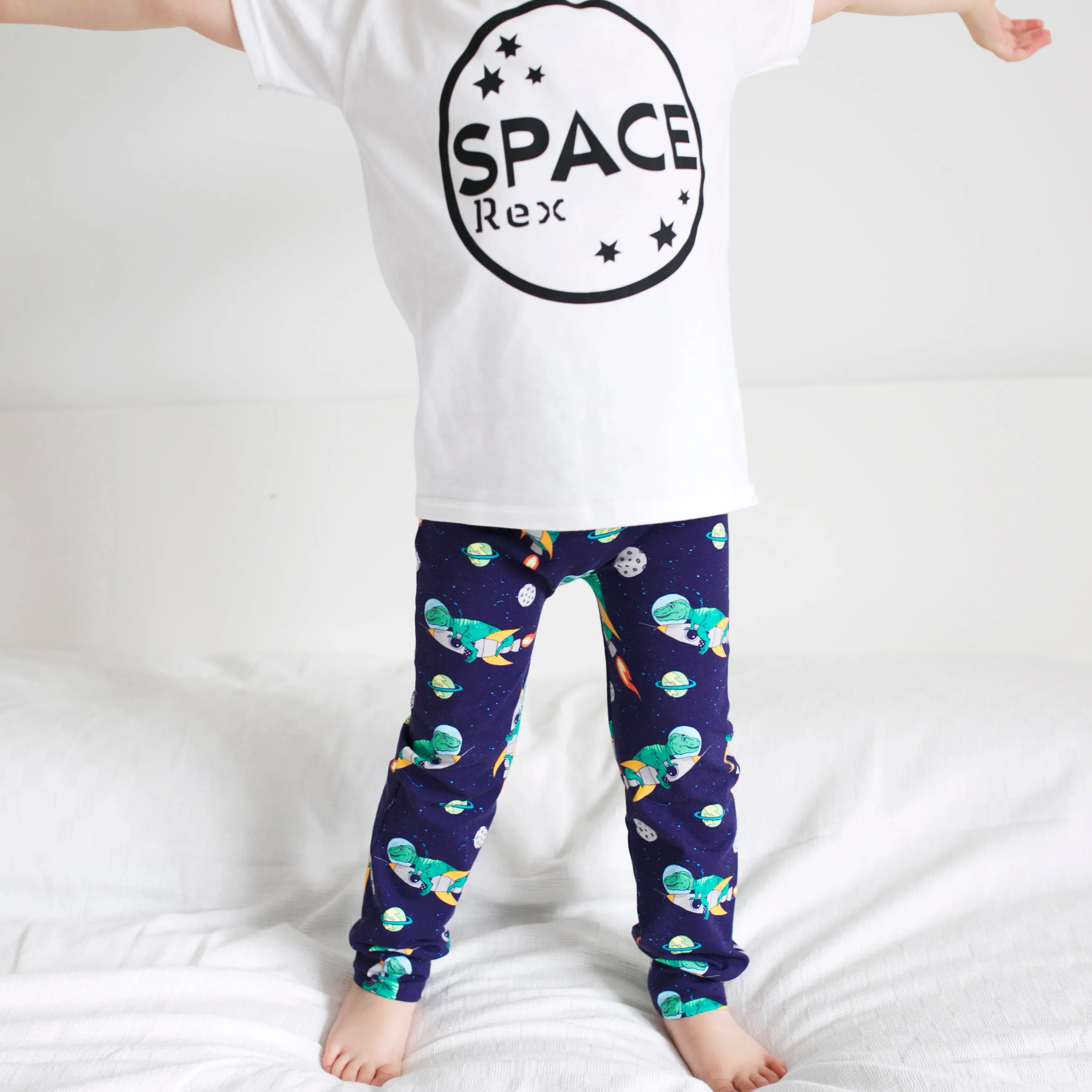 Space Rex Leggings 0-6 Years