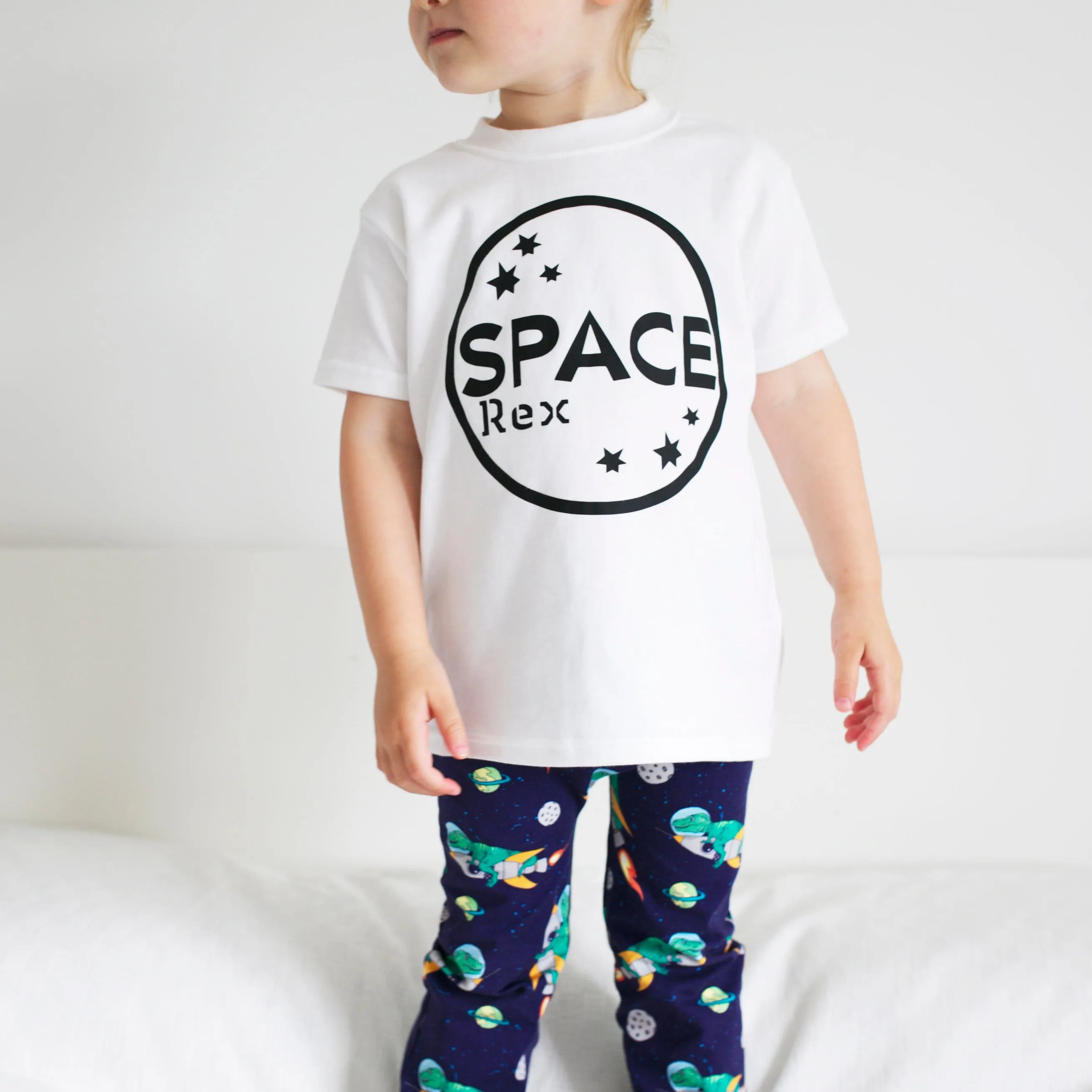 Space Rex Leggings 0-6 Years