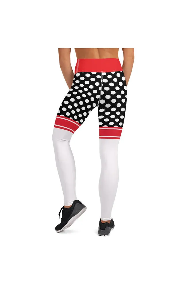 Sporty Polkadots Yoga Leggings