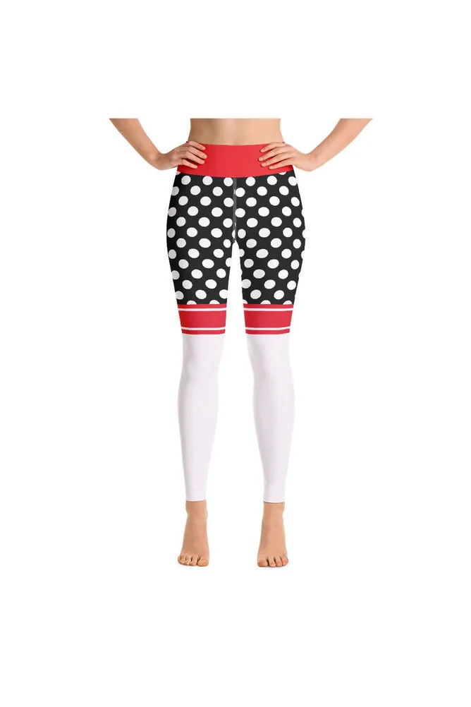 Sporty Polkadots Yoga Leggings