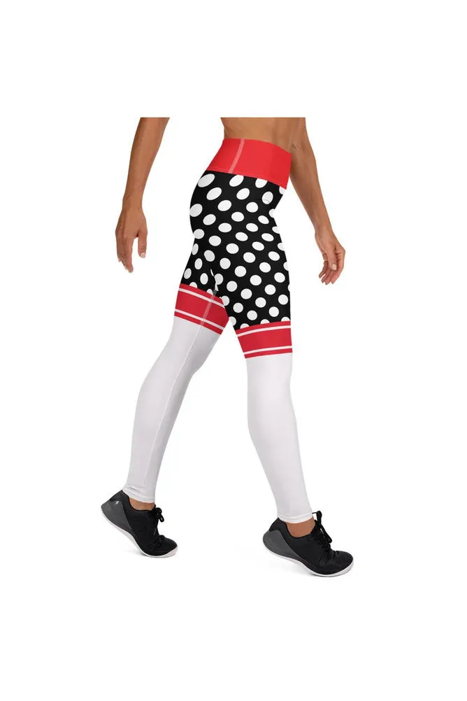 Sporty Polkadots Yoga Leggings