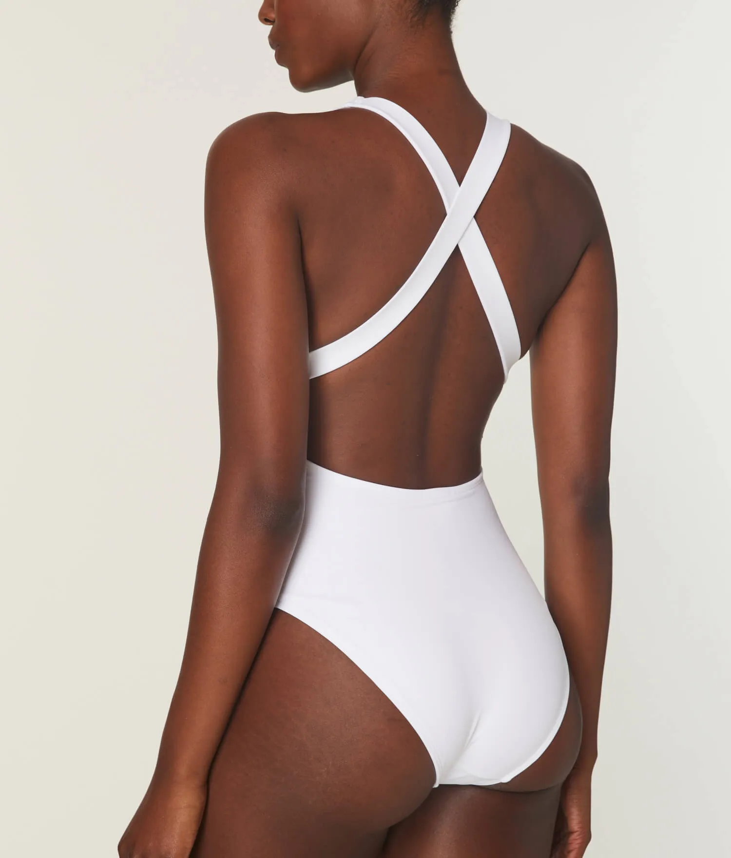 The Tulum One Piece - Flat - White - Classic