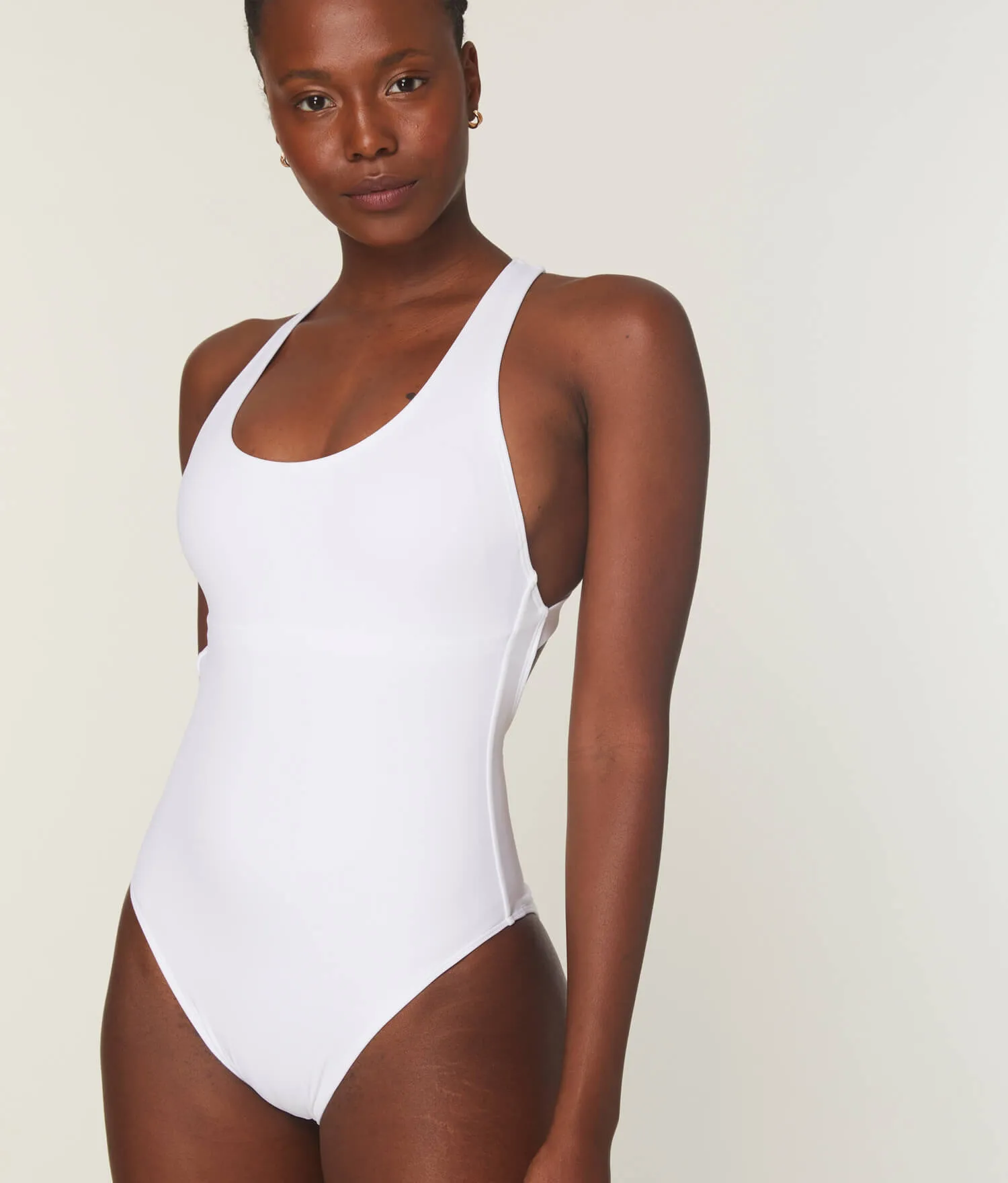 The Tulum One Piece - Flat - White - Classic