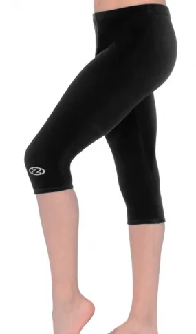 THE ZONE Smooth Capri Cut Gymnastics Leggings Z681