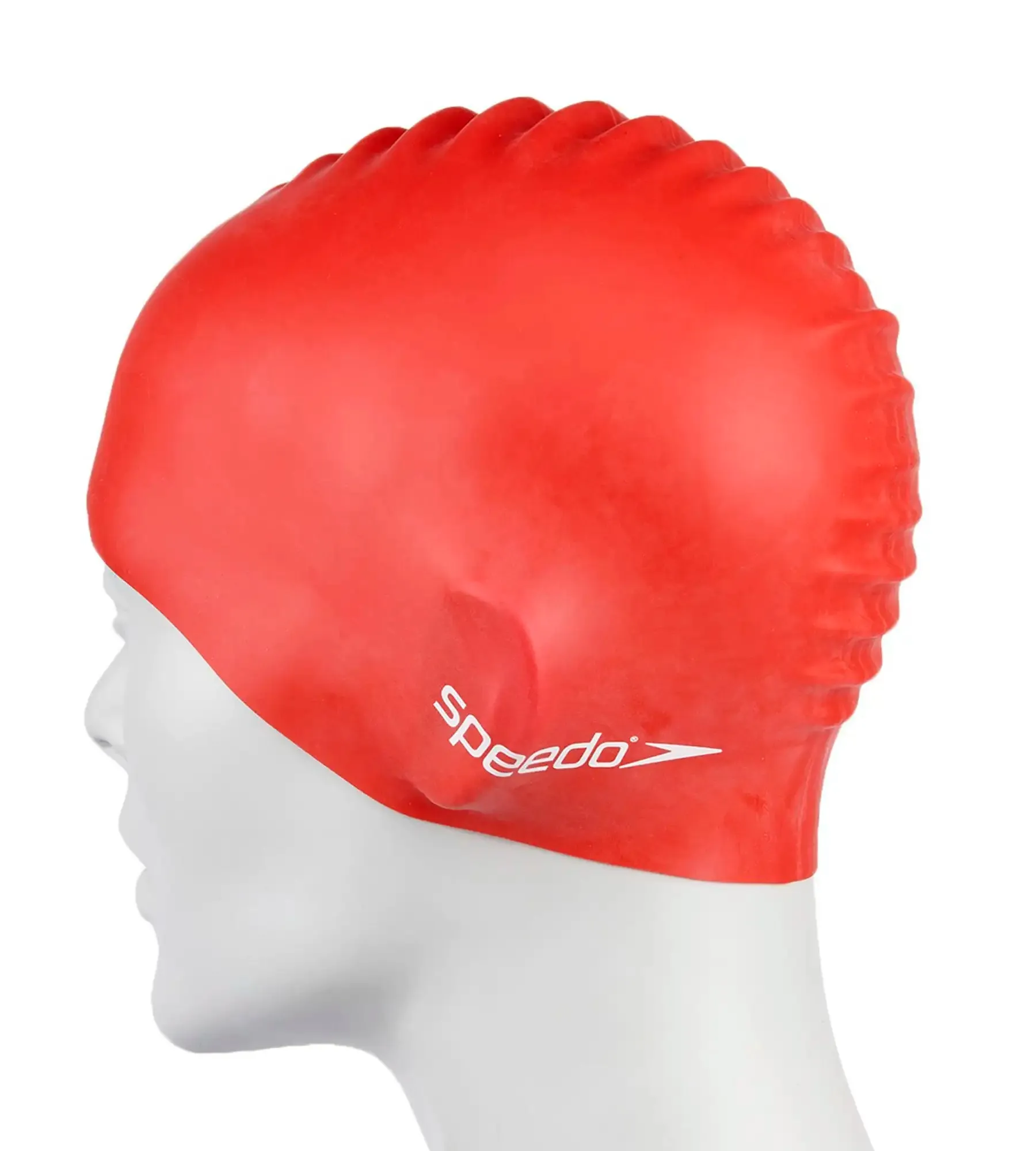 Unisex Junior Flat Silicone Swim Caps - Multicolor