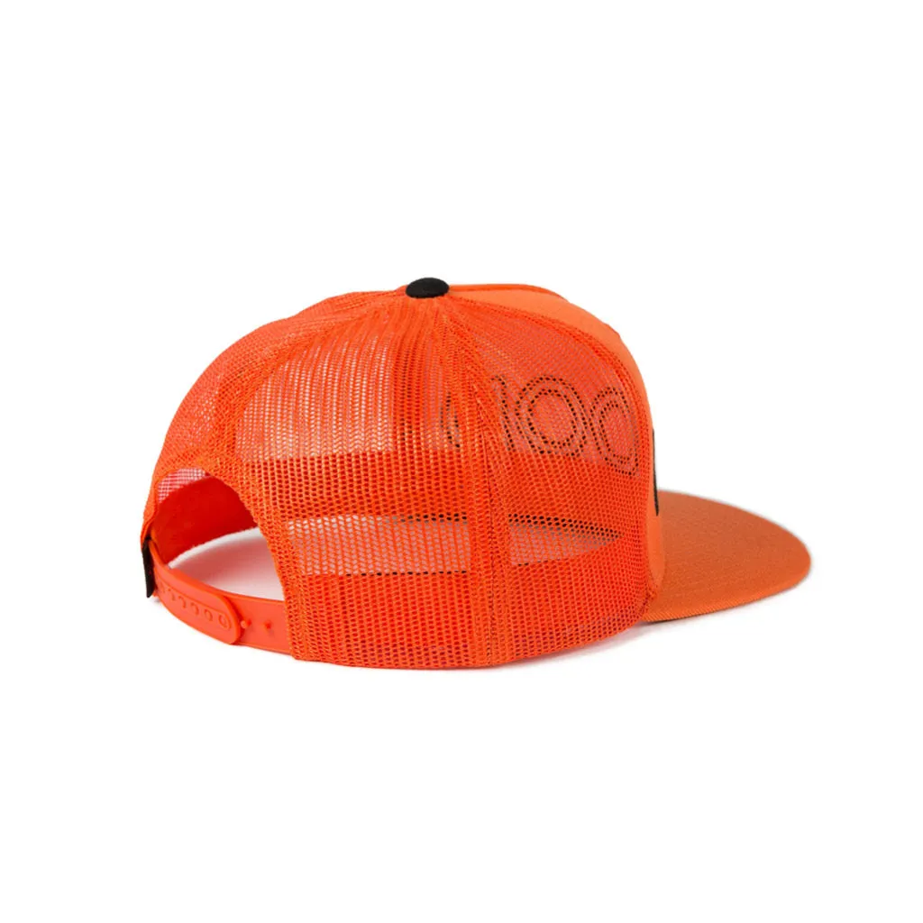 Wood Trucker Snapback Orange