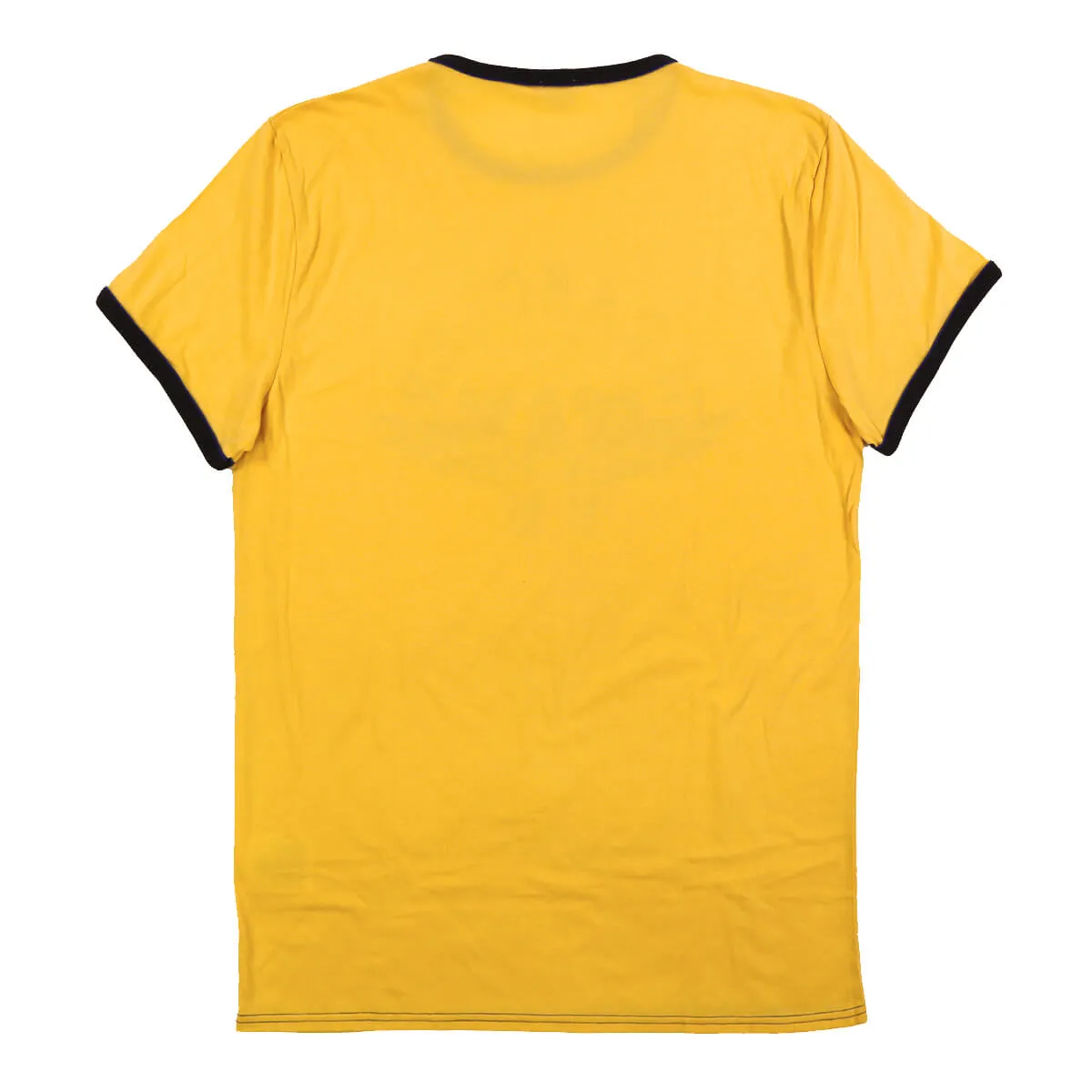 Wrangler t-shirt uomo graphic ringer colore giallo